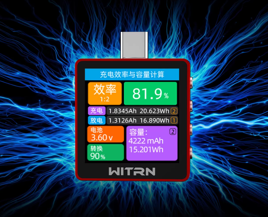 Usb Ammeter Tester - New Red version WITRN K2 INA237