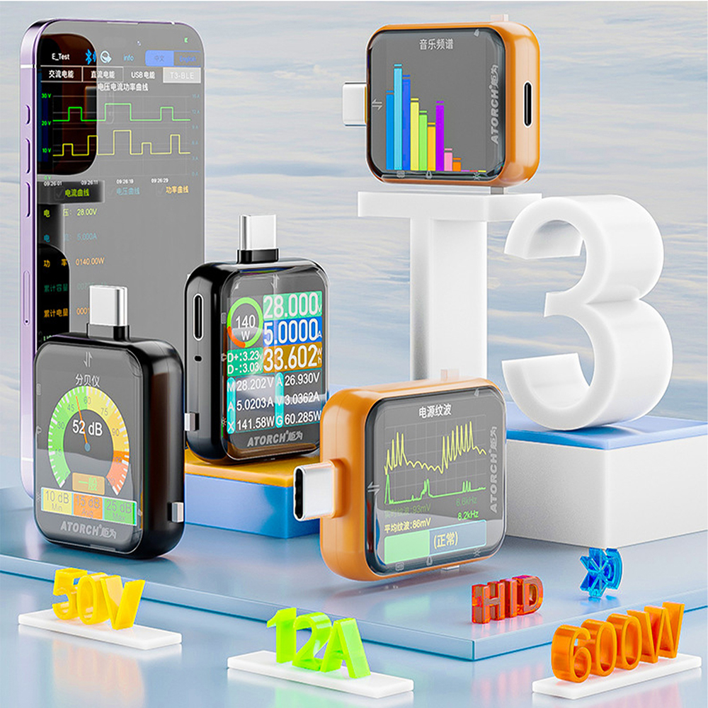 T3 Touch Control Gravity Senso - Usb Ammeter Tester recensione e prezzo