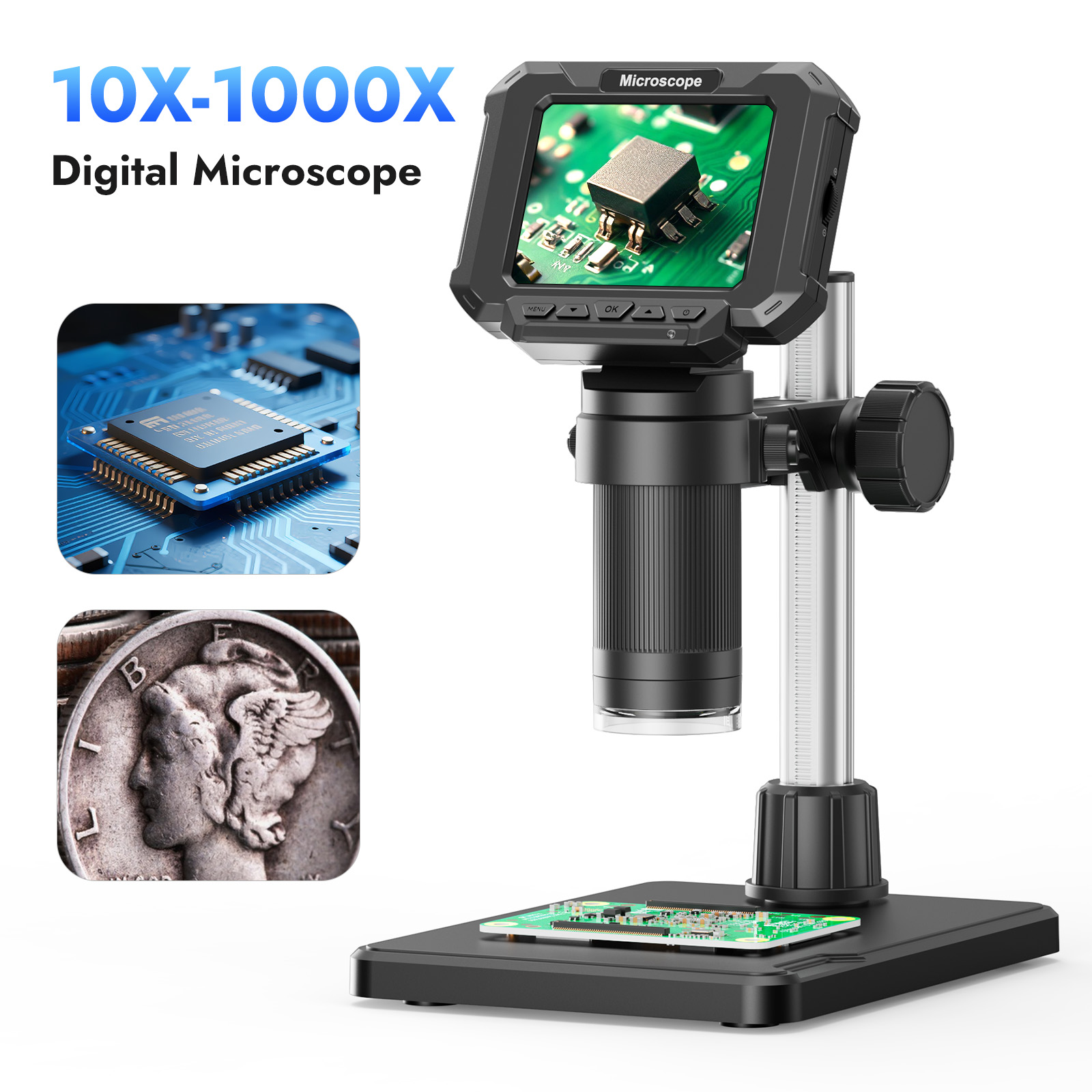 Digital Microscope 2.8 inch 10 - Electronics Repair Videos recensione e prezzo