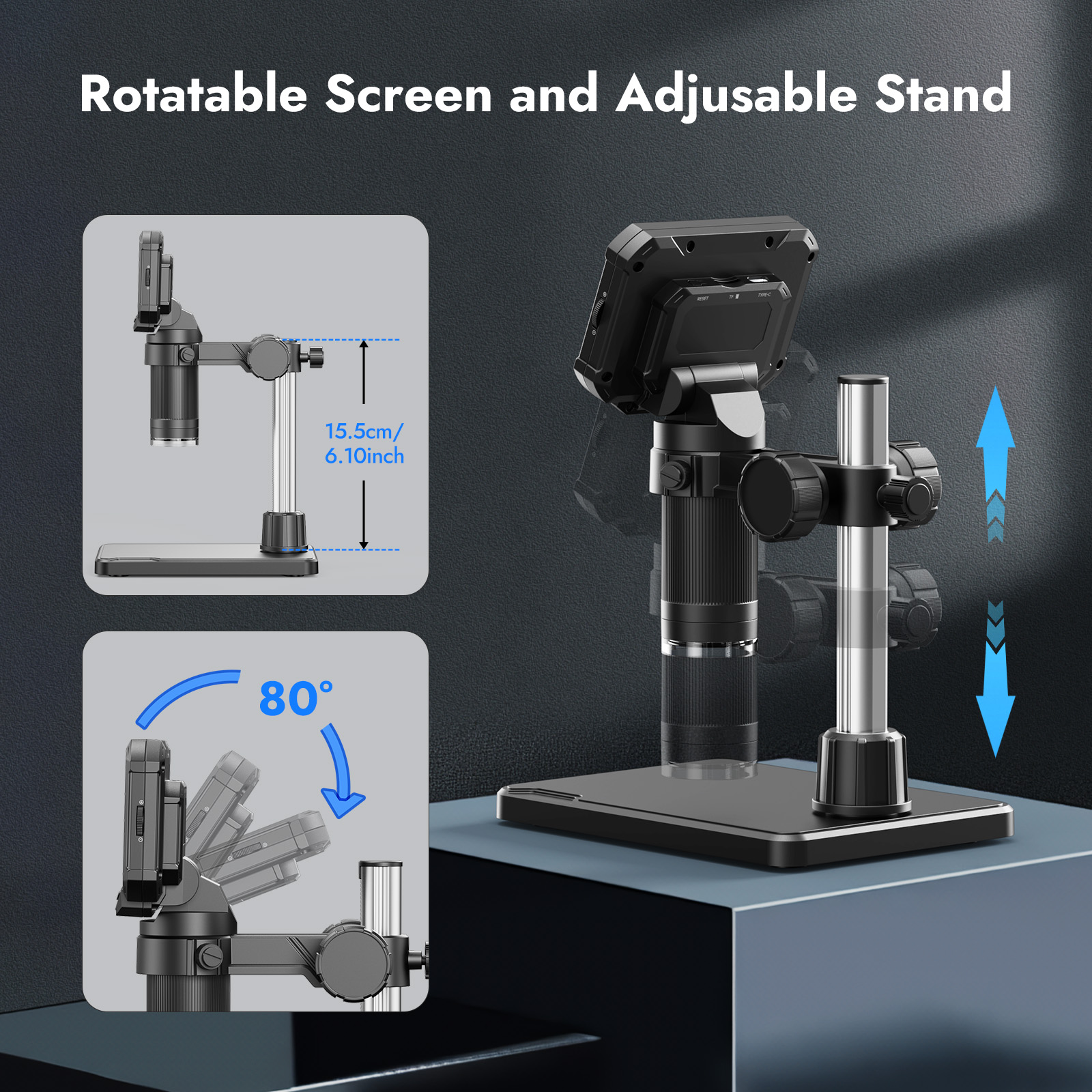 Digital Microscope 2.8 inch 10 - Electronics Repair Videos recensione e prezzo