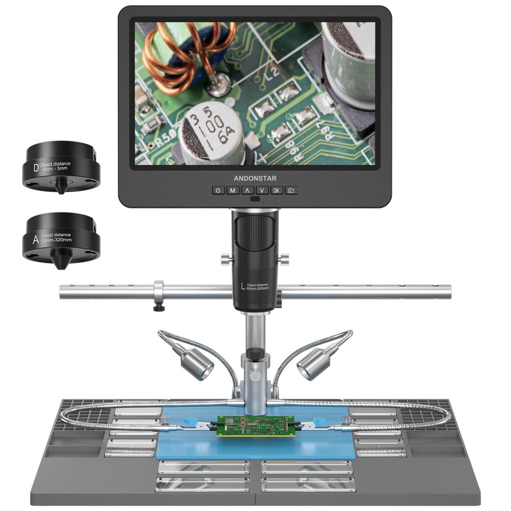 Andonstar Trinocular HDMI USB  - Electronics Repair Microscope recensione e prezzo