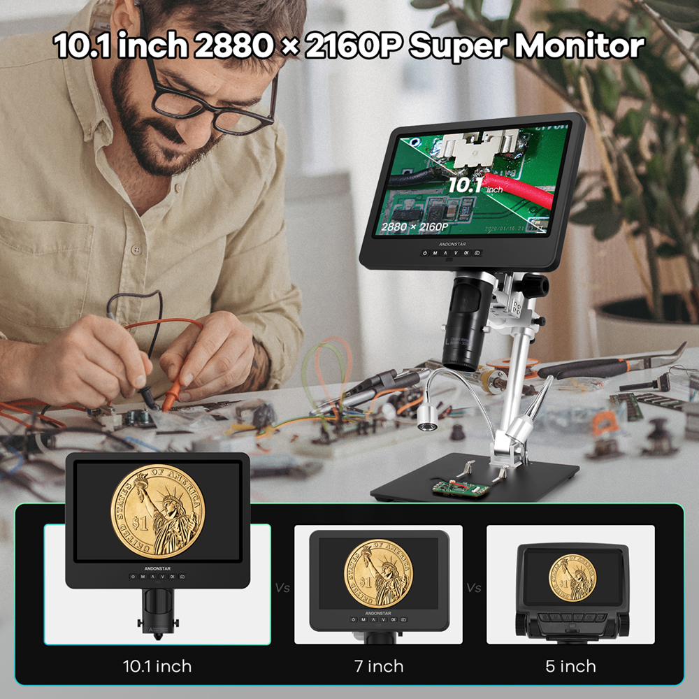 Andonstar Trinocular HDMI USB  - Electronics Repair Microscope recensione e prezzo