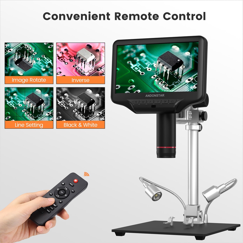Andonstar AD407 Pro 7 inch 270 - Electronics Repair Microscope recensione e prezzo