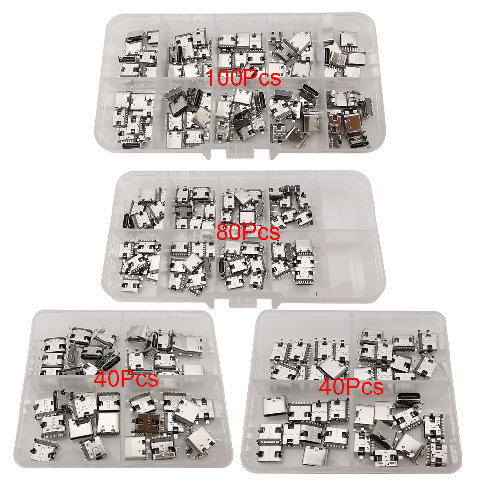40/80/100Pcs Mix 2Pin 6Pin 16P - Electronics Repair Training recensione e prezzo