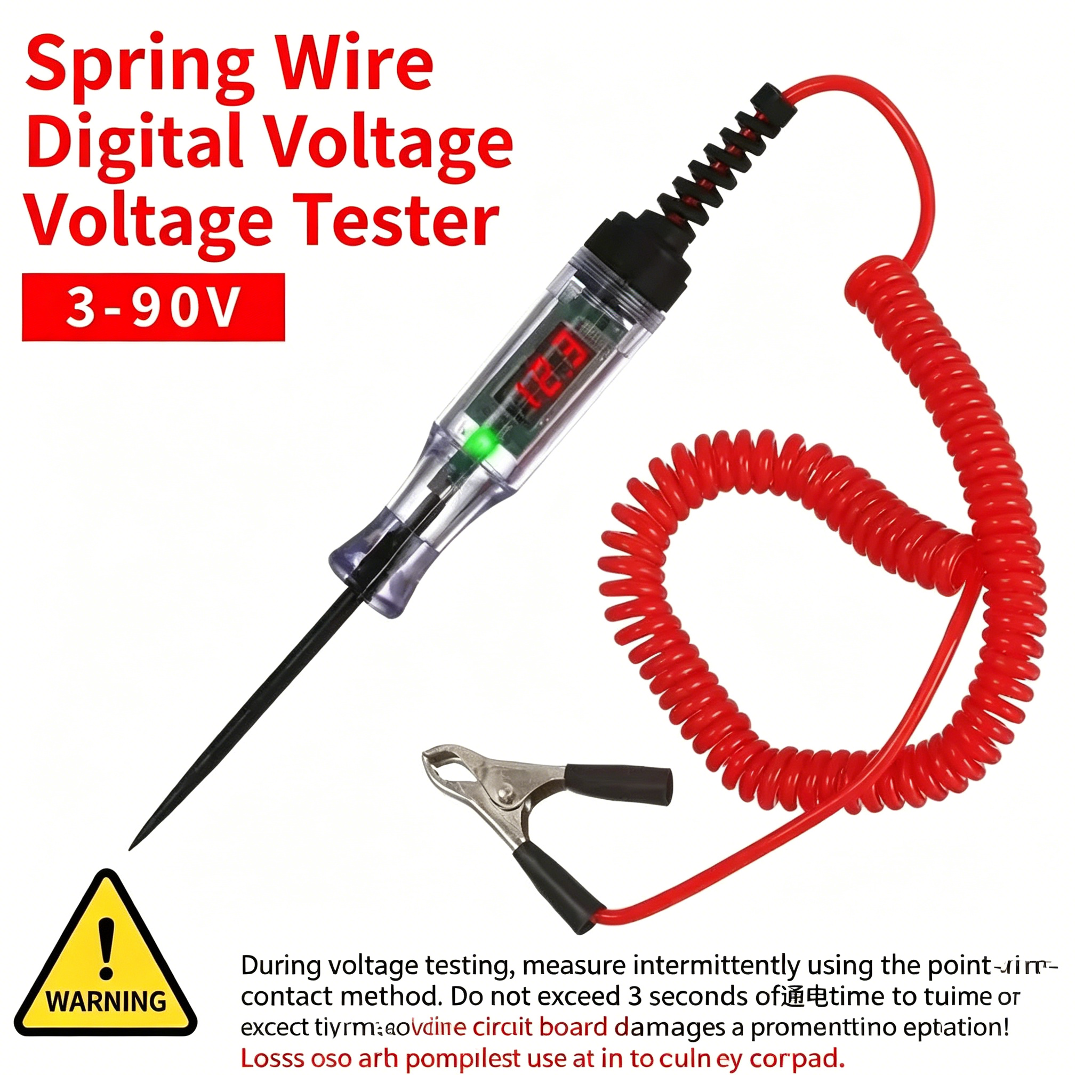 Car Voltage Tester LED Flashli - Electronic Repair recensione e prezzo