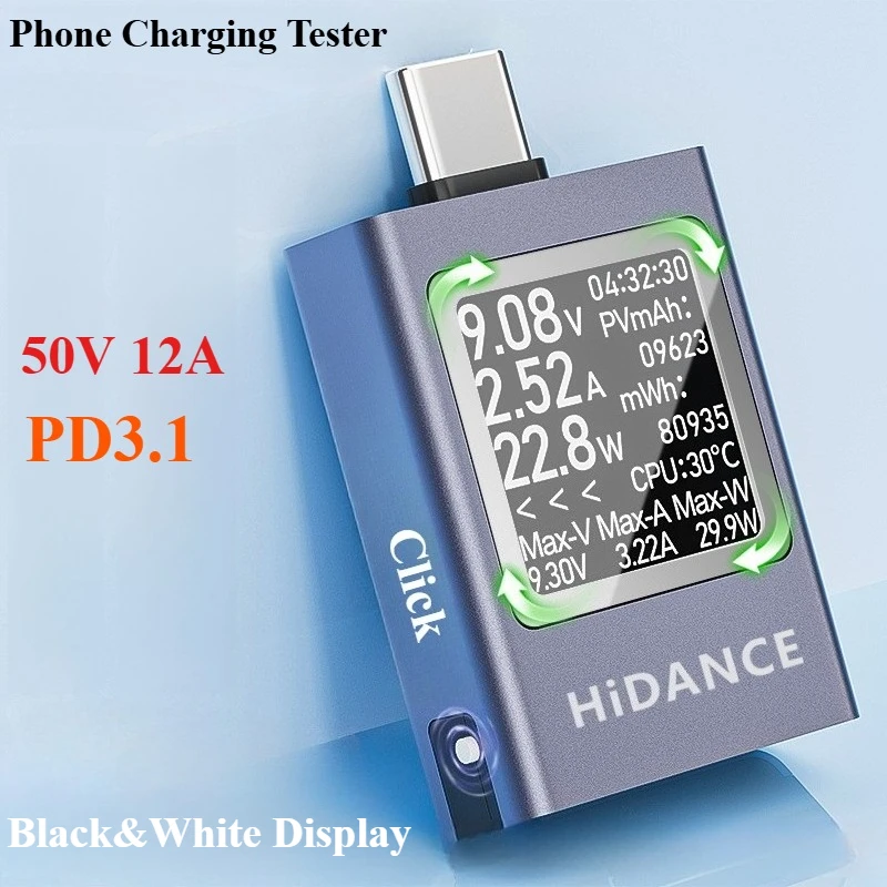 13 in 1 DC 4.5-50V 0-12A Multi - Usb Ammeter Tester recensione e prezzo
