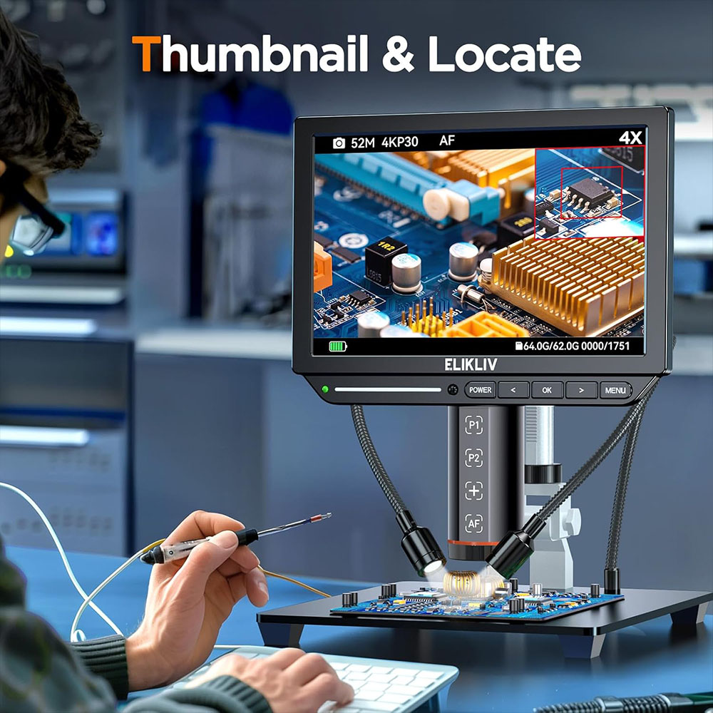 Elikliv EM4K-AF Autofocus 4K D - Electronics Repair Videos recensione e prezzo