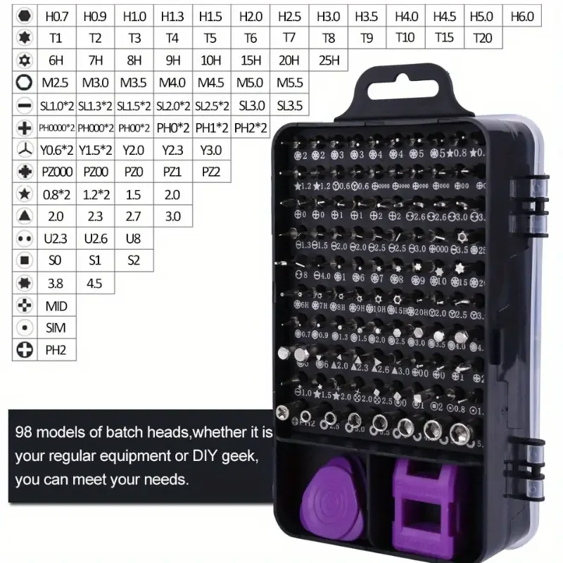 115 in 1 Precision Screwdriver - Electronics Repair Center recensione e prezzo