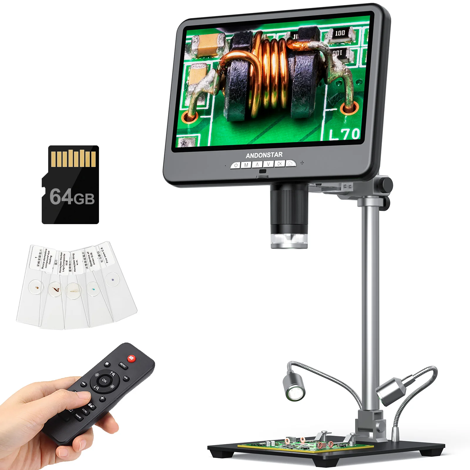 Andonstar AD210S-Pro 4K 60FPS  - Electronics Repair Microscope recensione e prezzo