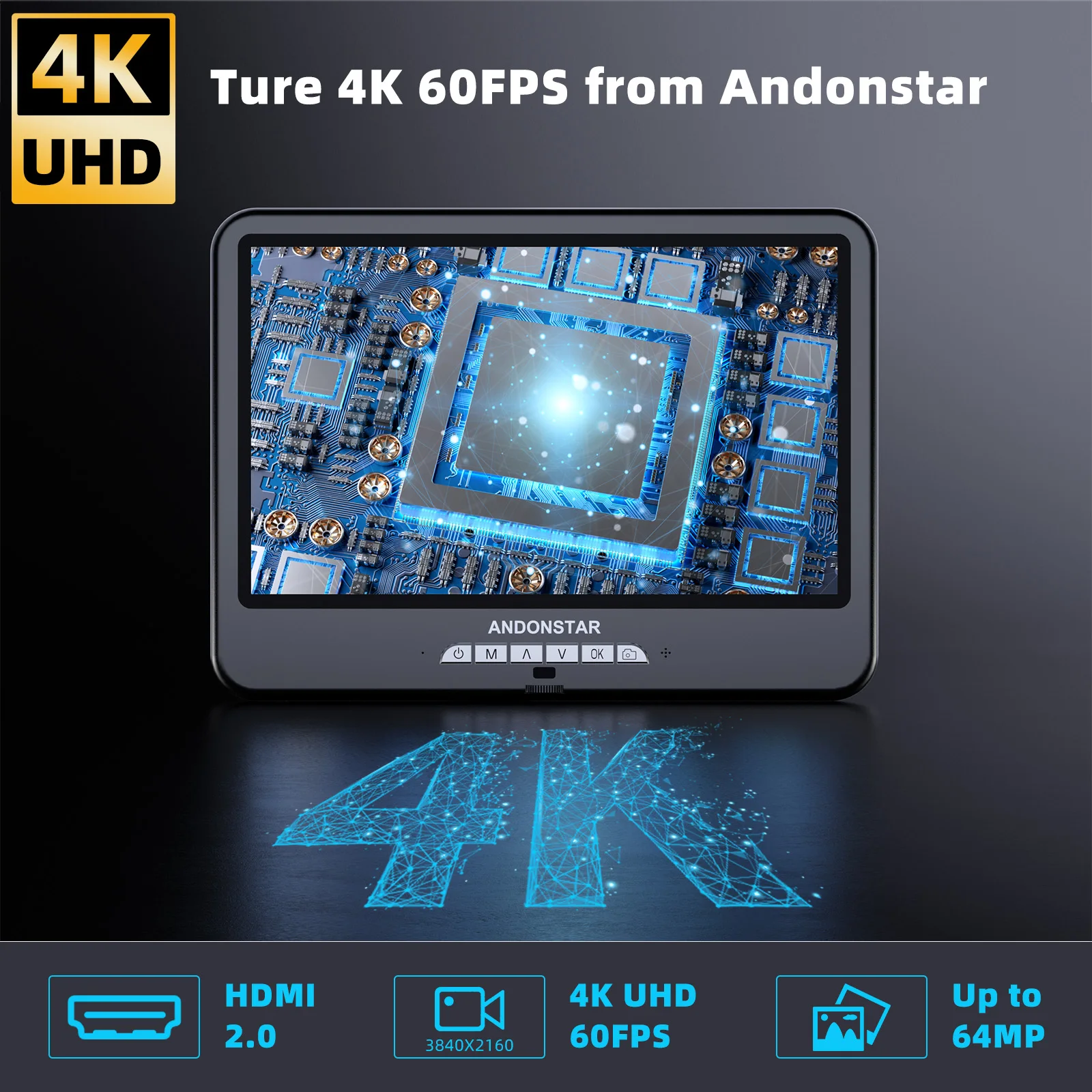 Andonstar AD210S-Pro 4K 60FPS  - Electronics Repair Microscope recensione e prezzo