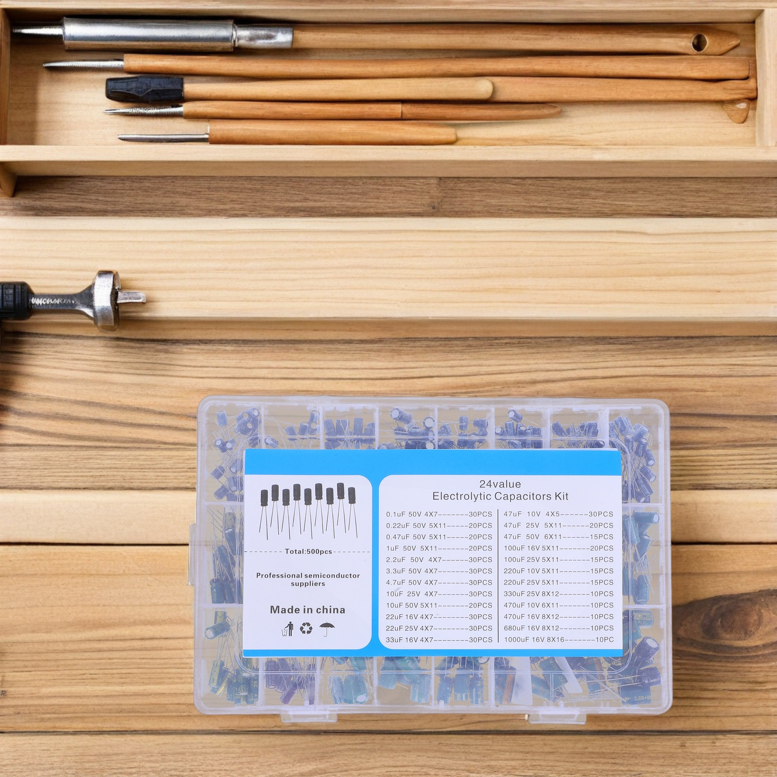 500Pcs Electrolytic Capacitor  - Electronic Repair recensione e prezzo