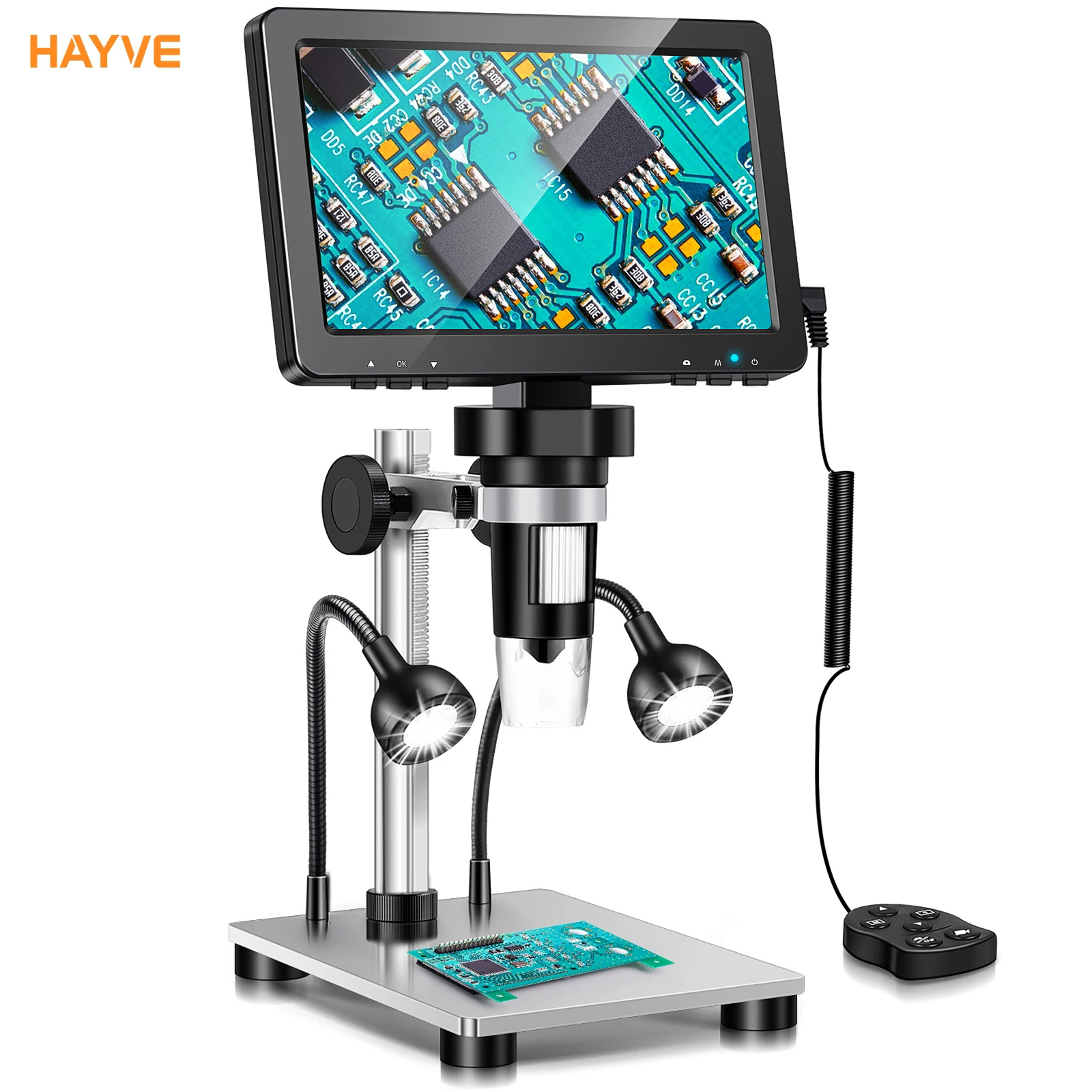 Hayve 7‘’ Digital Microscope 1 - Electronics Repair Videos recensione e prezzo