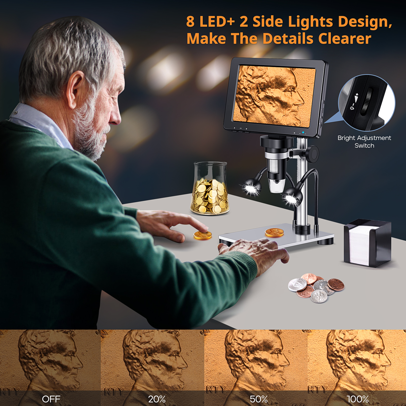 Hayve 7‘’ Digital Microscope 1 - Electronics Repair Videos recensione e prezzo