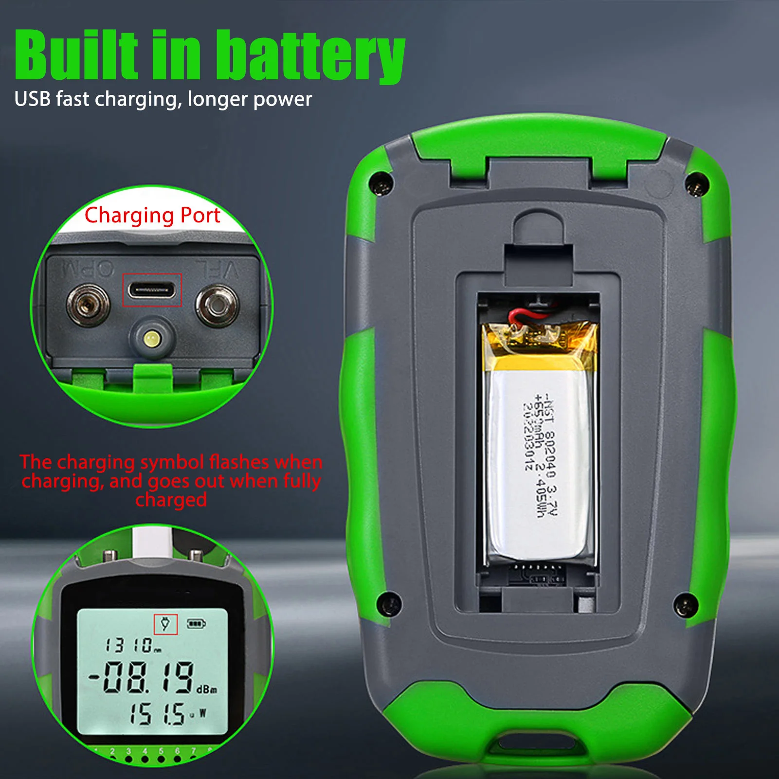 Red Light  Optic Cable Power T - Usb Ammeter Tester recensione e prezzo