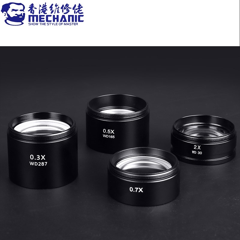MECHANIC 0.3X 0.5X 0.7X 2X Aux - Electronics Repair Microscope recensione e prezzo
