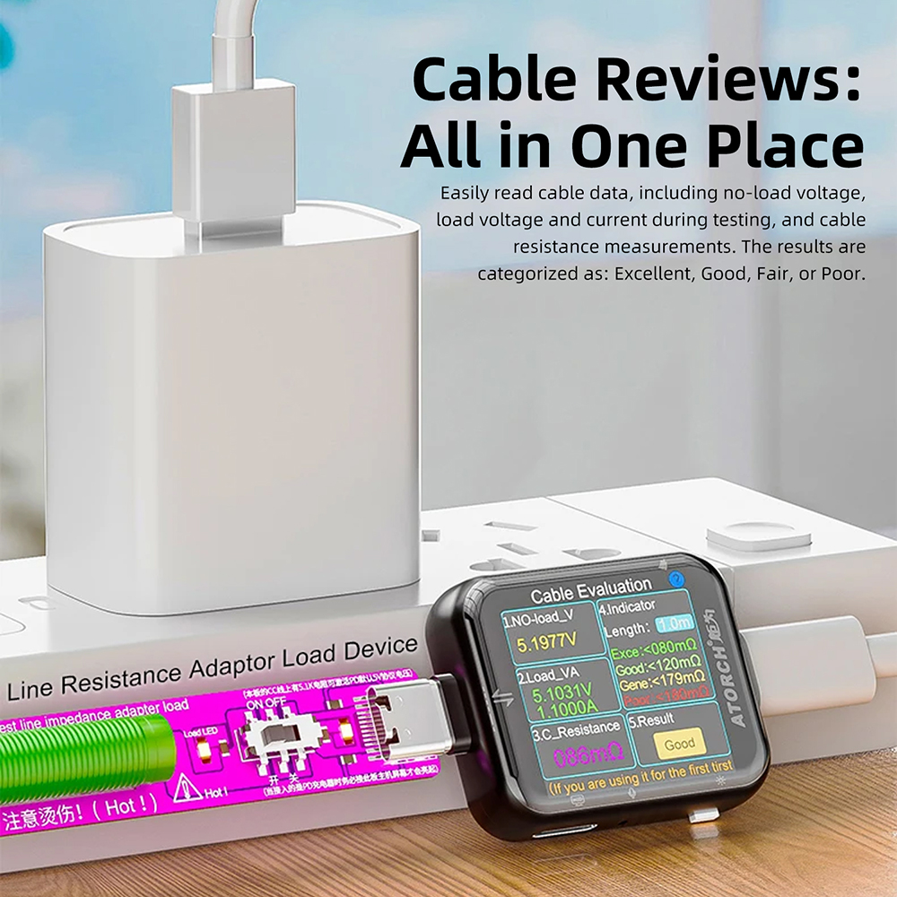 T3 Capacitive Touchscreen Powe - Usb Ammeter Tester recensione e prezzo