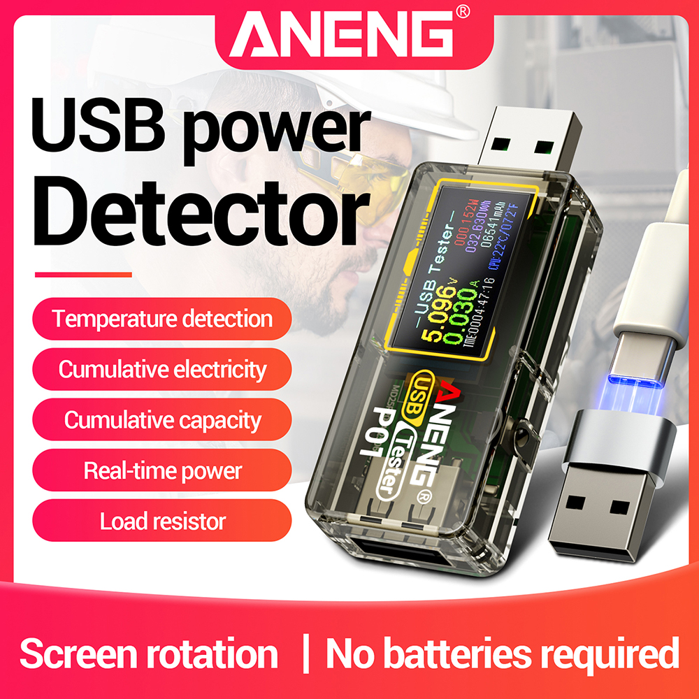 Fast Charging Tester ANENG P01 - Usb Ammeter Tester recensione e prezzo