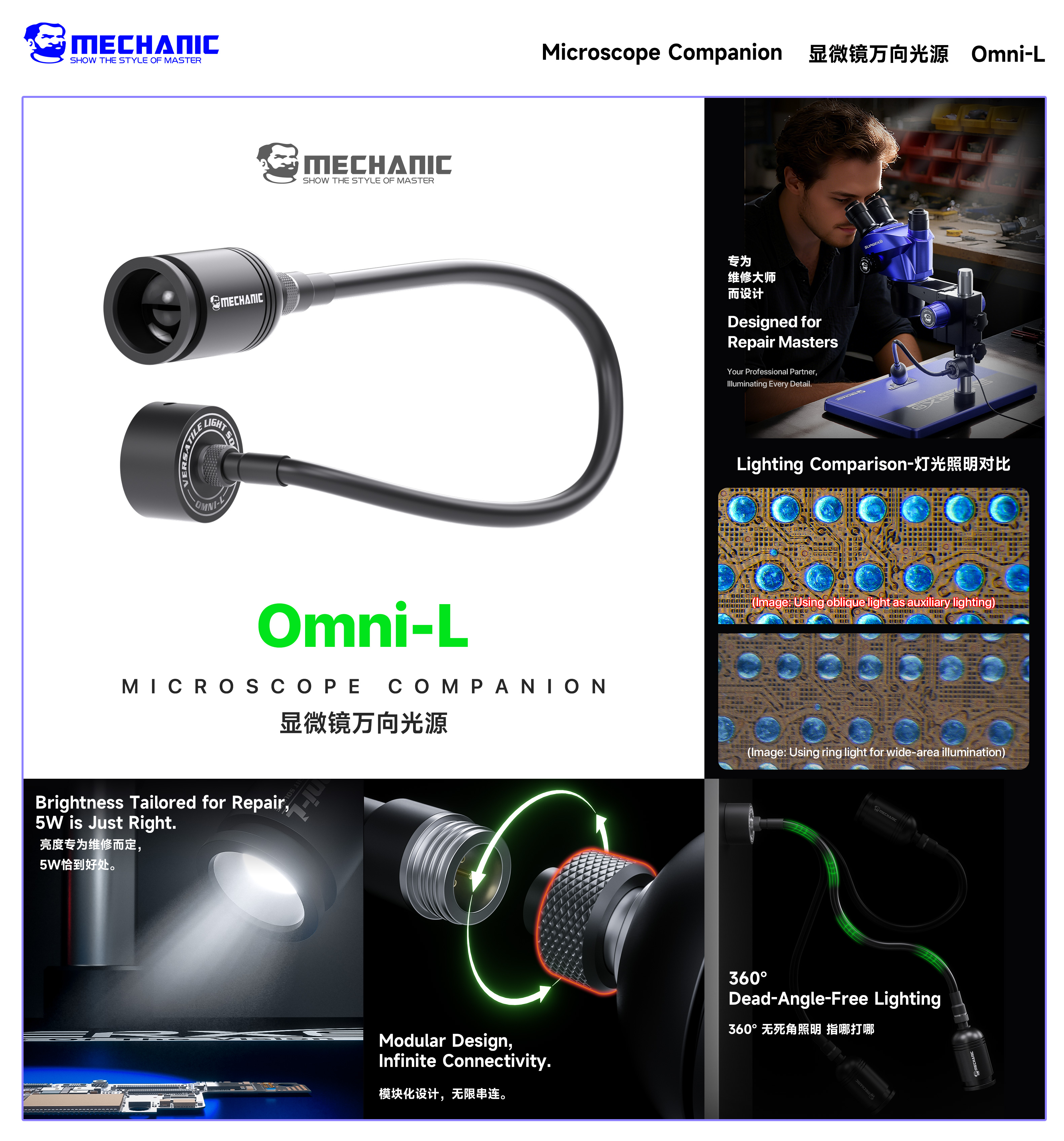MECHANIC microscope universal  - Electronics Repair Microscope recensione e prezzo