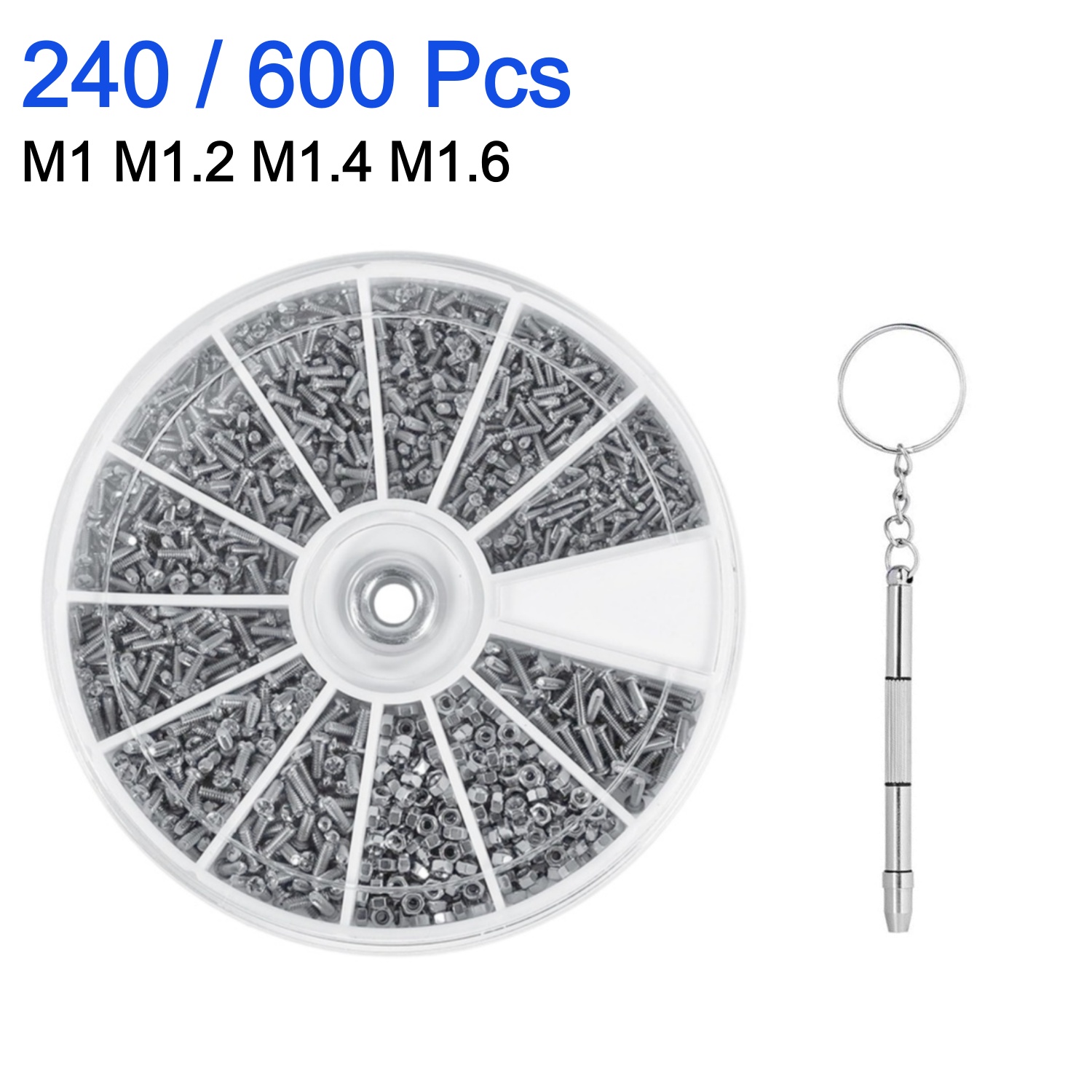 240/600Pcs small screw nut scr - Electronics Repair Business recensione e prezzo
