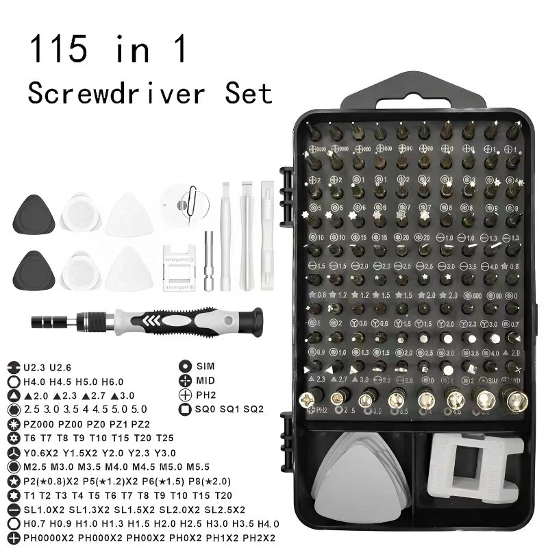 115-in-1 Screwdriver Set, Mult - Electronics Repair Training recensione e prezzo