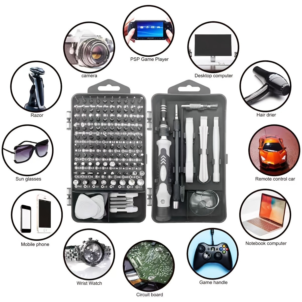 115-in-1 Screwdriver Set, Mult - Electronics Repair Training recensione e prezzo