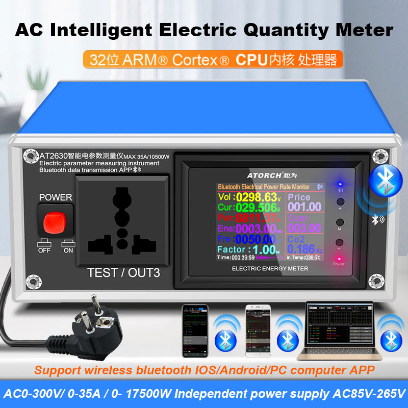 AT2630 AC Ammeter Voltmeter Di - Usb Ammeter Tester recensione e prezzo