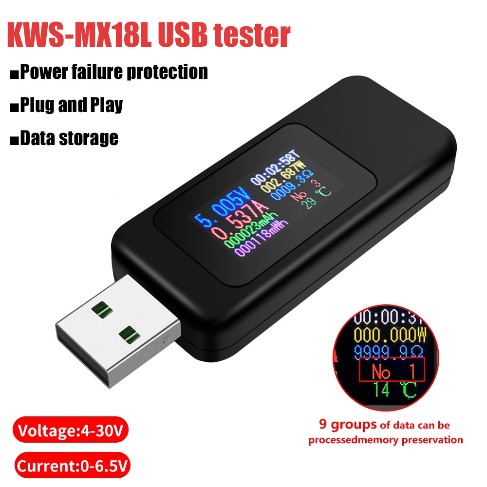 10 in 1 USB Tester DC Digital  - Usb Ammeter Tester recensione e prezzo