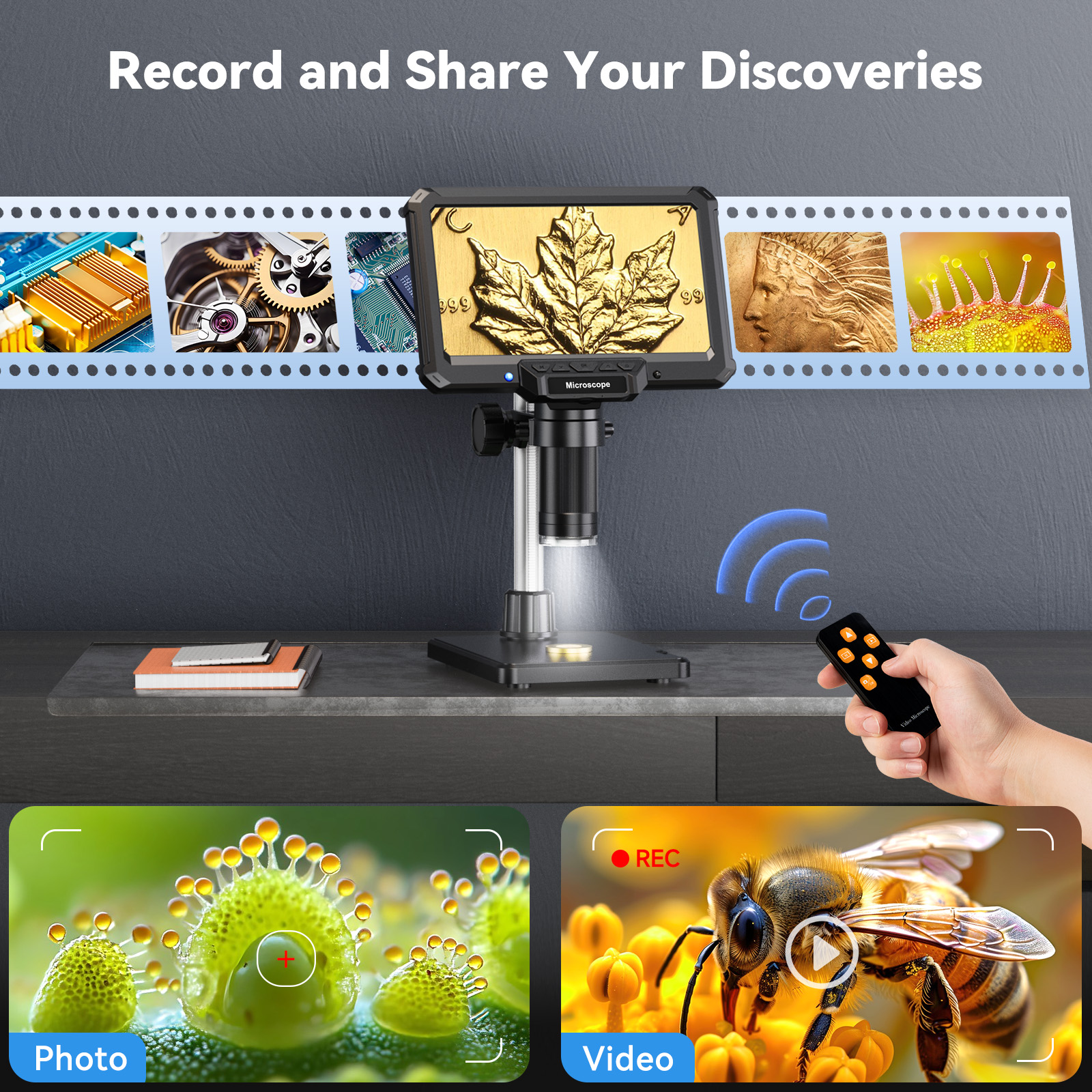 Hayve 7inch Digital Microscope - Electronics Repair Microscope recensione e prezzo
